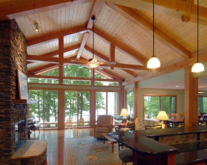 Open room Queen Truss Timber Frame